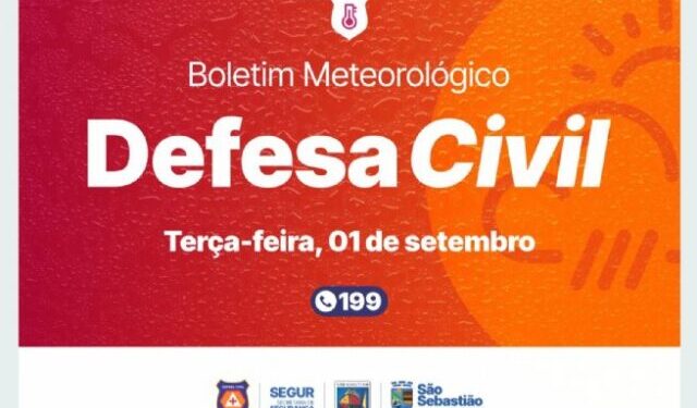 Defesa Civil acompanha ocorrências provocadas pela mudança no tempo e mantém monitoramento das condições meteorológicas