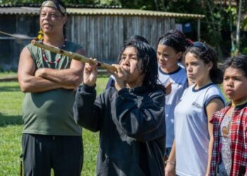 Alunos da rede municipal participam dos Jogos Escolares Indígenas no Território Rio Silveira