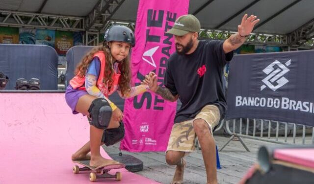 Skate Itinerante desembarca na Costa Norte com aulas gratuitas da modalidade para jovens na Enseada