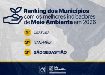 São Sebastião é o 3º melhor município do Brasil em ranking de indicadores ambientais 2026